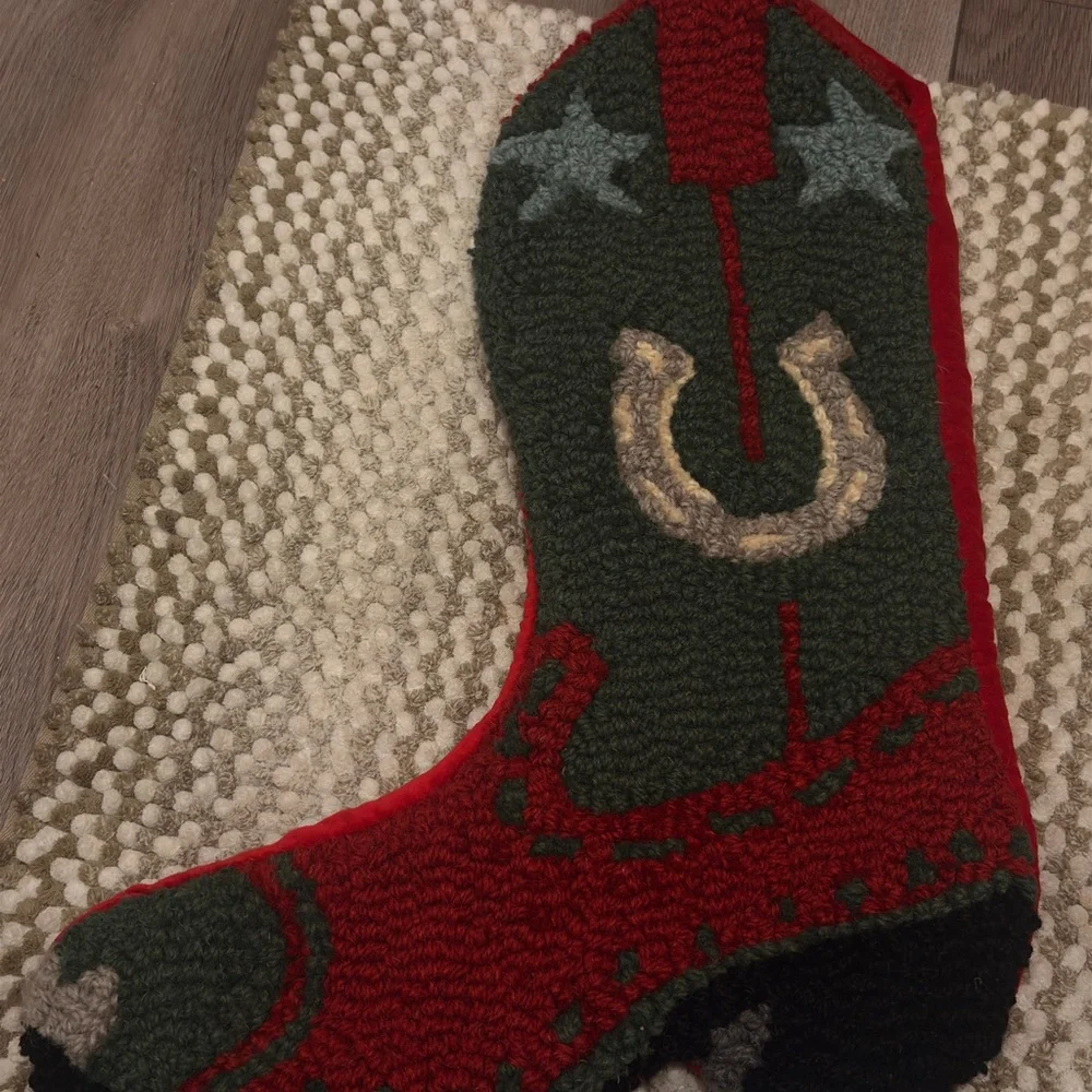Lucky Star Boot Wool Stocking - Picture 6 of 12